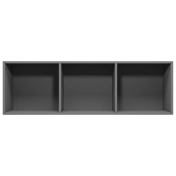 Book Cabinet/TV Cabinet 36x30x114 cm Engineered Wood – Grey