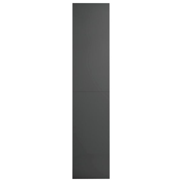 Book Cabinet/TV Cabinet 36x30x143 cm Engineered Wood – High Gloss Grey