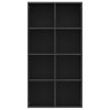 Book Cabinet/Sideboard 66x30x130 cm Engineered Wood – Black