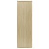 Book Cabinet/Sideboard 50x25x80 cm Engineered Wood – Sonoma oak