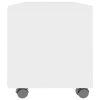 Tarpon TV Cabinet with Castors 90x35x35 cm Engineered Wood – White