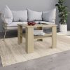 Coffee Table 60x60x42 cm Engineered Wood – Oak