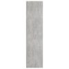 Wardrobe Engineered Wood – 100x50x200 cm, Concrete Grey