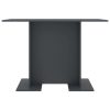 Dining Table 110x60x75 cm Engineered Wood – Grey