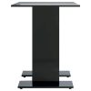 Dining Table 110x60x75 cm Engineered Wood – High Gloss Black