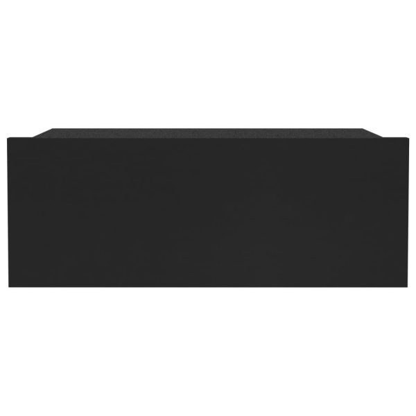 Danbury Floating Nightstand 40x30x15 cm Engineered Wood – Black, 2