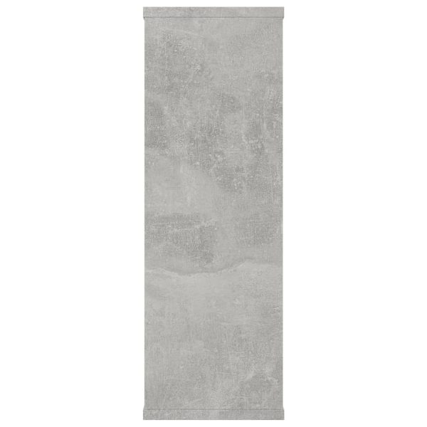 Wall Shelves 104x20x58.5 cm Engineered Wood – Concrete Grey