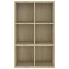 Book Cabinet/Sideboard 66x30x97.8 cm Engineered Wood – Sonoma oak