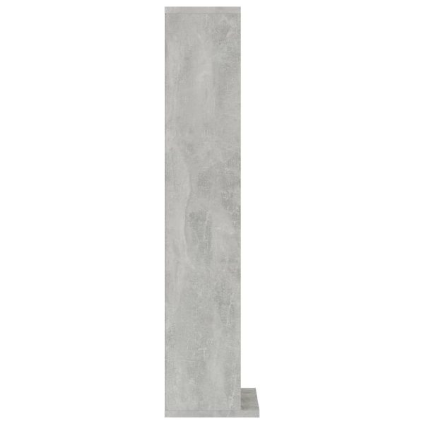 CD Cabinet 21x20x88 cm Engineered Wood – Concrete Grey