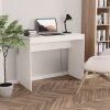 Desk 90x40x72 cm Engineered Wood – White