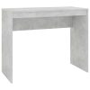 Desk 90x40x72 cm Engineered Wood – Concrete Grey