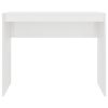 Desk 90x40x72 cm Engineered Wood – High Gloss White