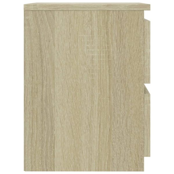 Bluefield Bedside Cabinet 30x30x40 cm Engineered Wood – Sonoma oak, 1