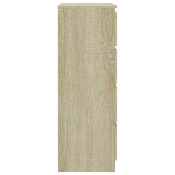 Sideboard 60x35x98.5 cm Engineered Wood – Sonoma oak