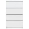 Sideboard 60x35x98.5 cm Engineered Wood – High Gloss White