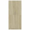 Wardrobe 80x52x180 cm Engineered Wood – Sonoma oak