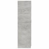 Wardrobe 80x52x180 cm Engineered Wood – Concrete Grey