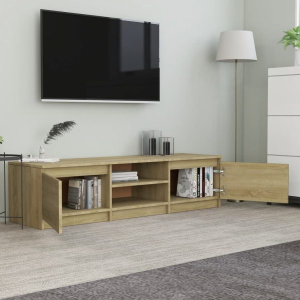 Elmo TV Cabinet 140x40x35.5 cm Engineered Wood – Sonoma oak