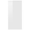 Sideboard 88x30x65 cm Engineered Wood – High Gloss White