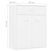 Sideboard 60x30x75 cm Engineered Wood – White