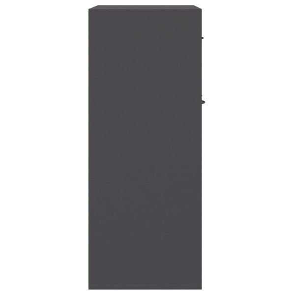 Sideboard 60x30x75 cm Engineered Wood – Grey