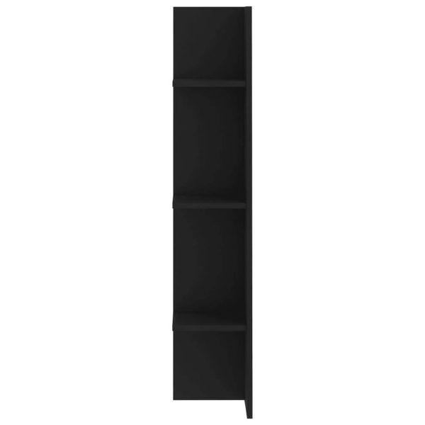 Bremerton TV Cabinet 152x22x113 cm Engineered Wood – Black