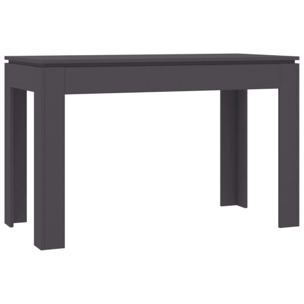 Dining Table 120x60x76 cm Engineered Wood – Grey