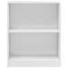 Bookshelf Engineered Wood – 60x24x74.5 cm, High Gloss White