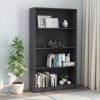 Bookshelf Engineered Wood – 80x24x142 cm, Grey