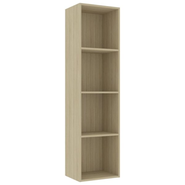 2-Tier Book Cabinet – 40x30x151.5 cm, Sonoma oak