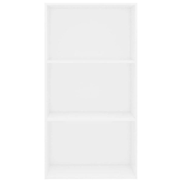 2-Tier Book Cabinet – 60x30x114 cm, White