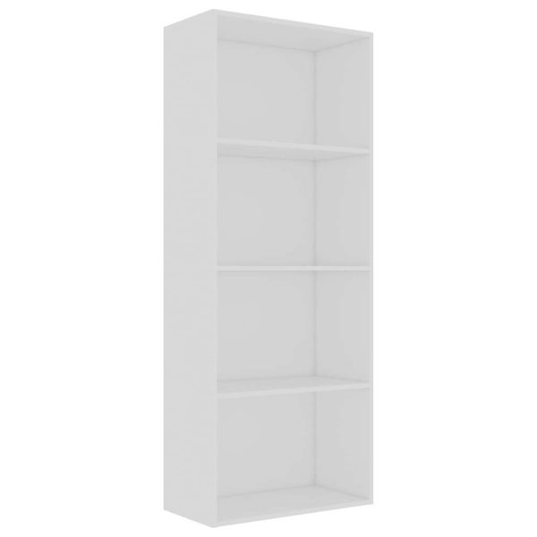 2-Tier Book Cabinet – 60x30x151.5 cm, White