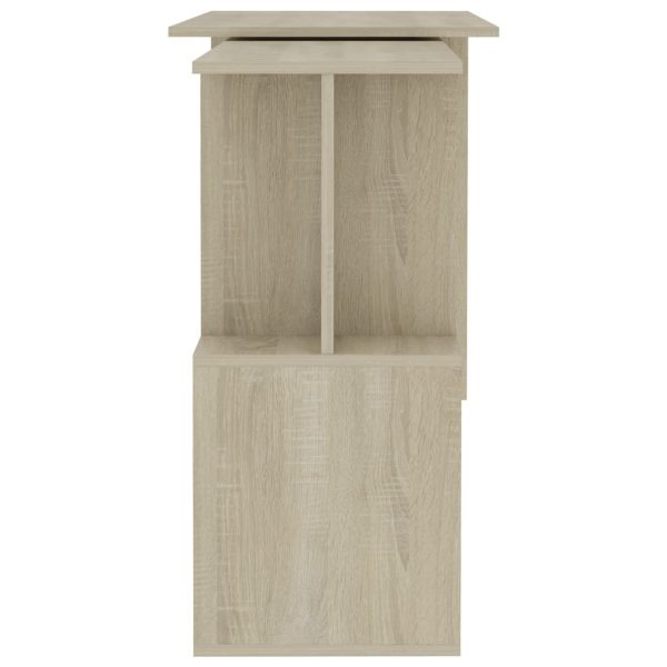 Corner Desk 200x50x76 cm Engineered Wood – Sonoma oak