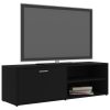 Bookham TV Cabinet 120x34x37 cm Engineered Wood – Black