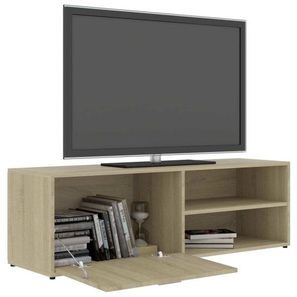 Bookham TV Cabinet 120x34x37 cm Engineered Wood – Sonoma oak