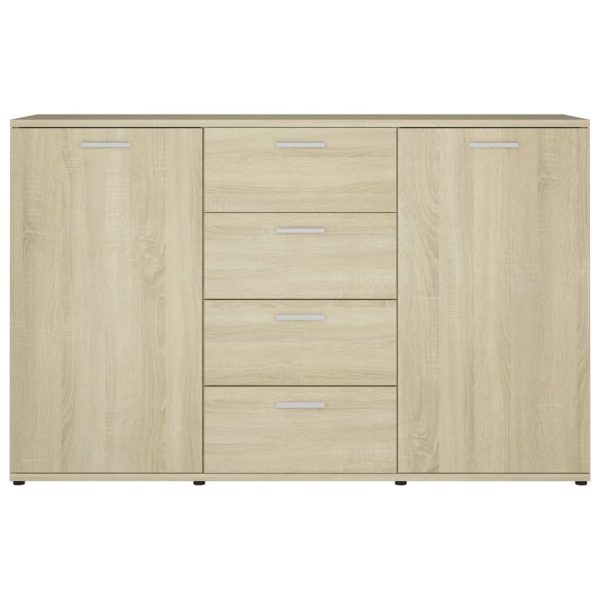 Sideboard 120×35.5×75 cm Engineered Wood – Sonoma oak