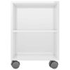 Wenatchee TV Cabinet 120x35x48 cm Engineered Wood – High Gloss White
