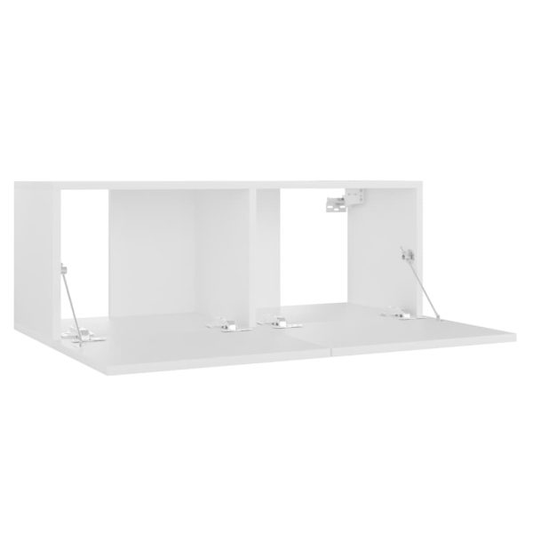 Newmarket TV Cabinet Engineered Wood – 80x30x30 cm, White