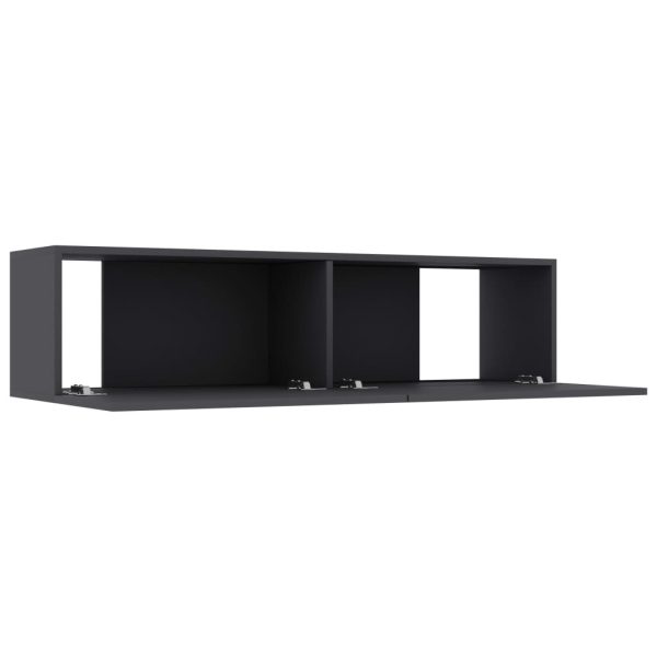 Newmarket TV Cabinet Engineered Wood – 120x30x30 cm, Grey