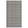 CD Cabinet Engineered Wood – 102x16x177.5 cm, Concrete Grey