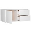 Hopkins TV Cabinet 80x34x36 cm Engineered Wood – High Gloss White