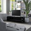 Cookstown TV Cabinet 120x34x30 cm Engineered Wood – Black