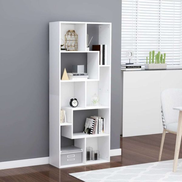 Book Cabinet 67x24x161 cm Engineered Wood