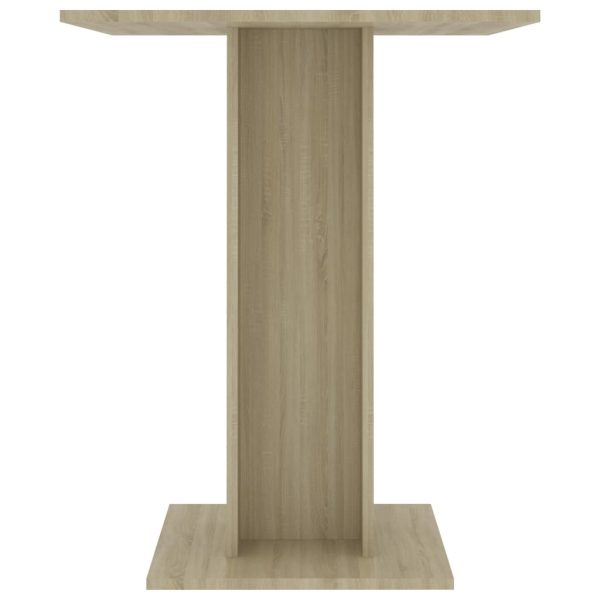 Bistro Table 60x60x75 cm Engineered Wood – Sonoma oak