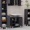 Bathroom Cabinet 60x32x53.5 cm Engineered Wood – Grey