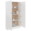 Book Cabinet Engineered Wood – 82.5×30.5×150 cm, White