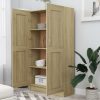 Book Cabinet Engineered Wood – 82.5×30.5×150 cm, Sonoma oak