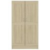 Book Cabinet Engineered Wood – 82.5×30.5×150 cm, Sonoma oak