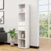 Book Cabinet 36x30x171 cm Engineered Wood – White
