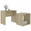 Coffee Table Set 48x30x45 cm Engineered Wood – Sonoma oak